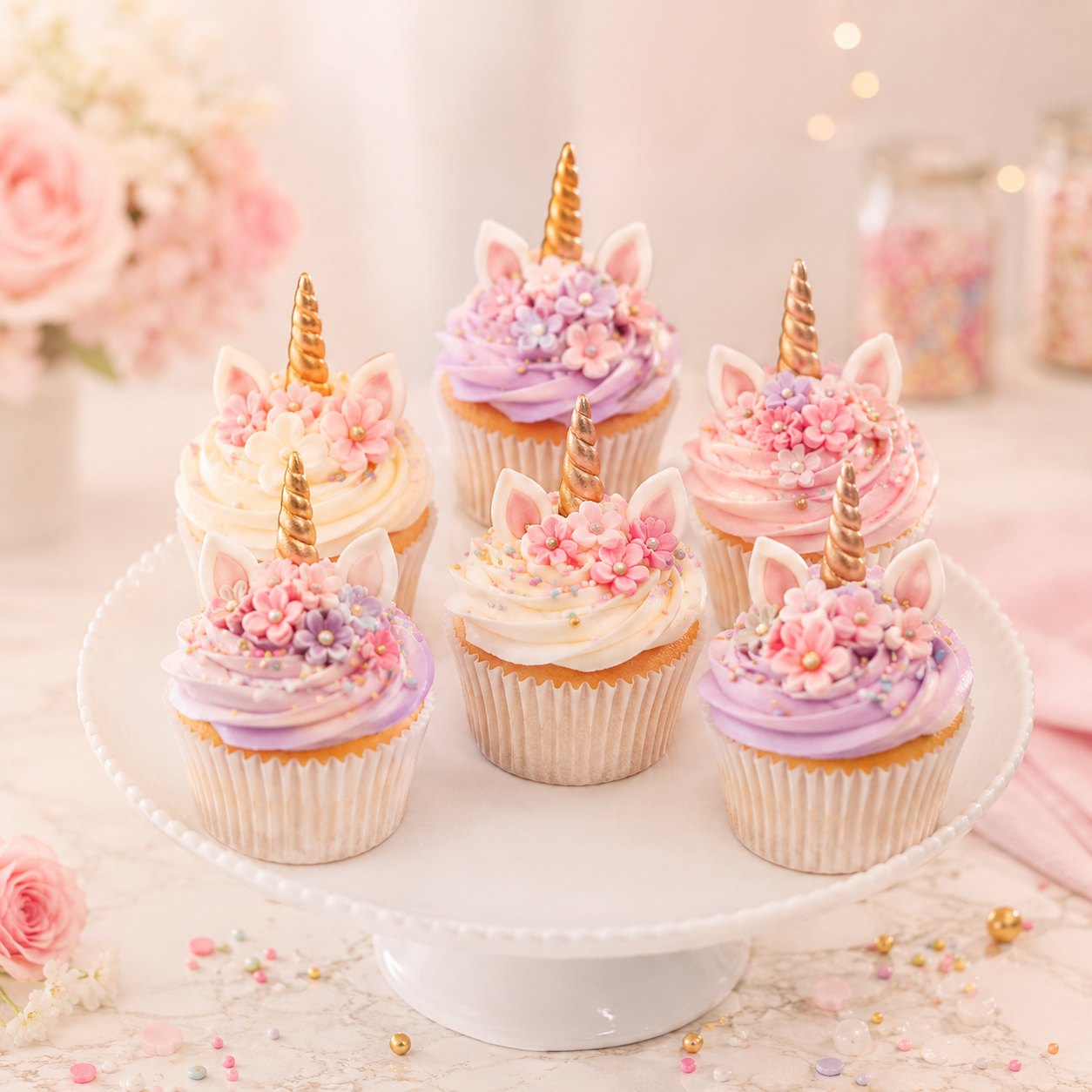 Unicorn cupcakes