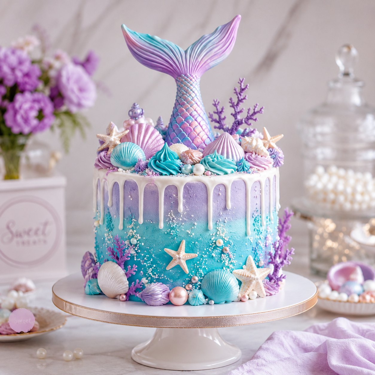 Mermaid cake