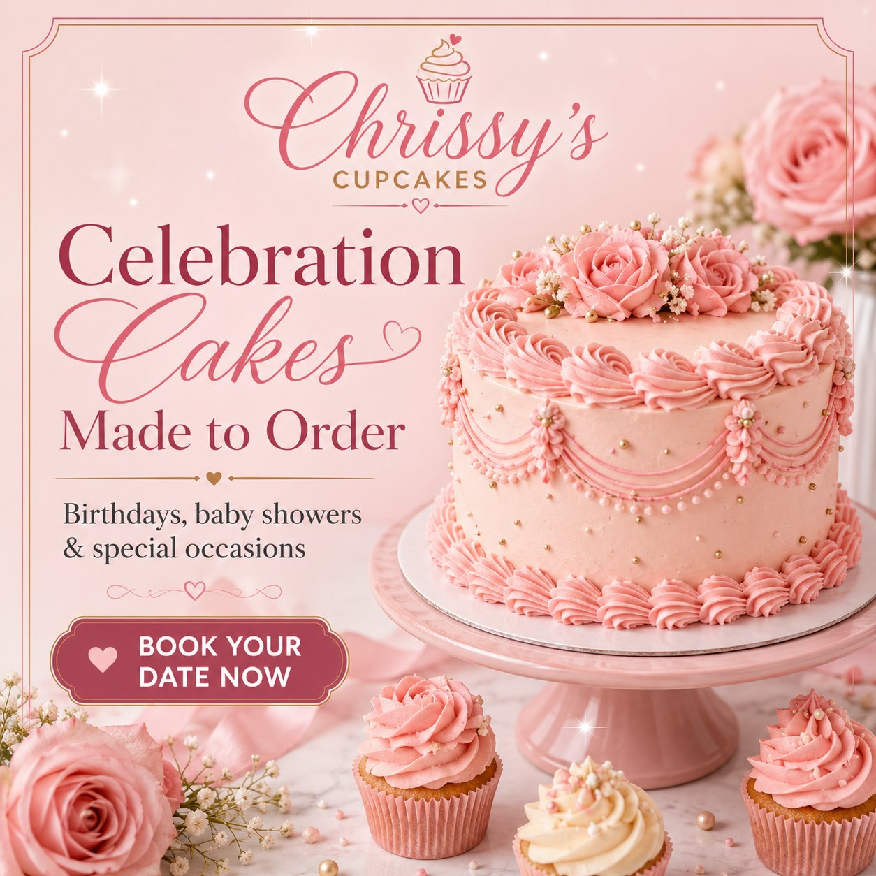 Celebration cakes promo
